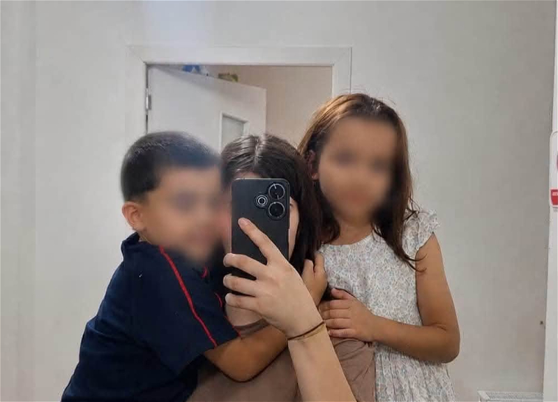 Azyaşlı övladlarından ayrı düşən ana uşaqlarına qovuşub