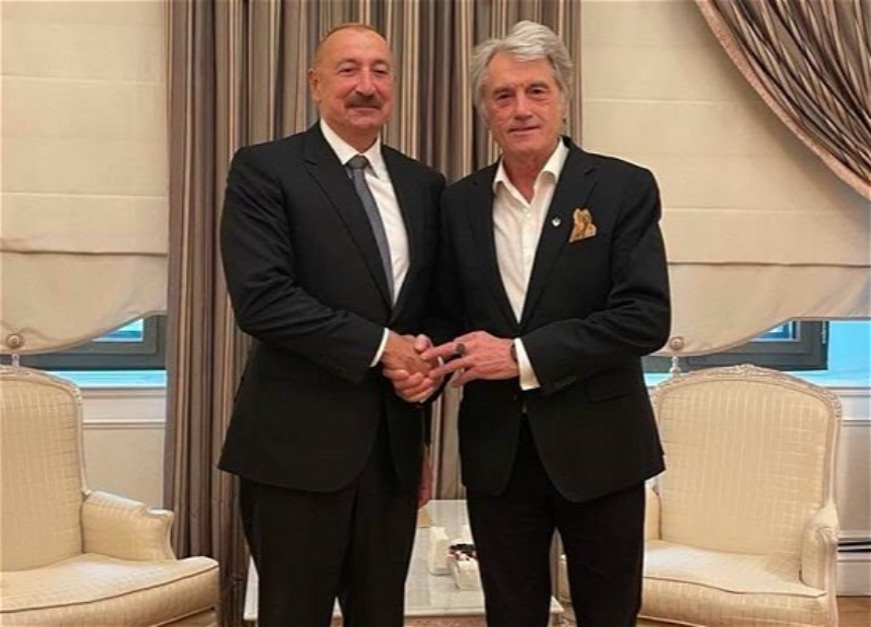 Viktor Yushchenko expressed gratitude to Ilham Aliyev