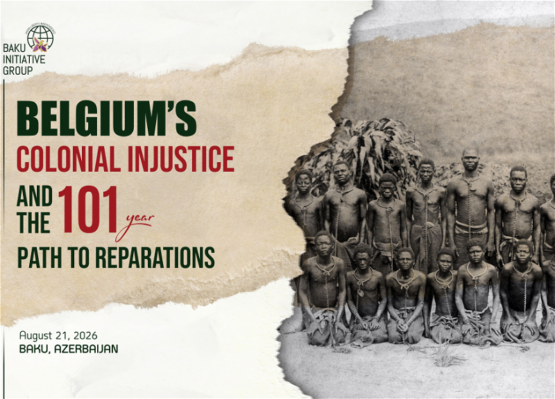 A conference on Belgian colonialism will be held in Baku