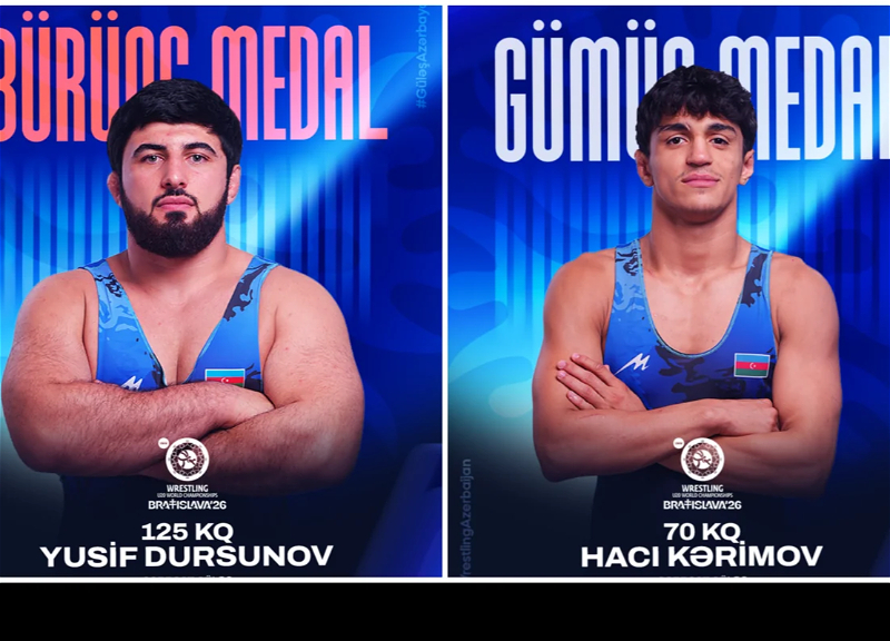 Azerbaijani wrestlers won two medals on the final day of the world championship