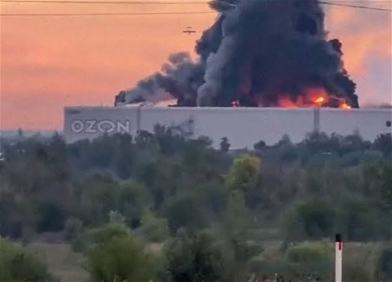 Украинская армия нанесла удар по складу компании «OZON» в Ростове - ВИДЕО
