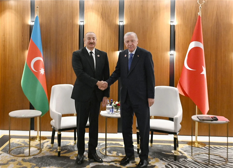 Bişkekdə İlham Əliyevin Rəcəb Tayyib Ərdoğanla görüşü olub
