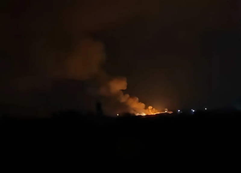 Из-за пожара на складе боеприпасов в Геранбое эвакуировали 5 тысяч человек