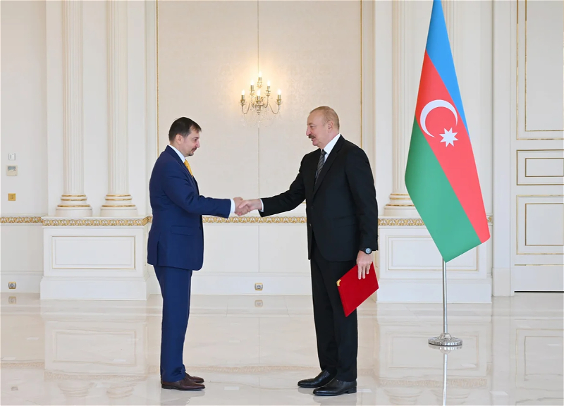 İlham Əliyev BMT-nin Azərbaycanda yeni təyin olunmuş rezident əlaqələndiricisini qəbul edib