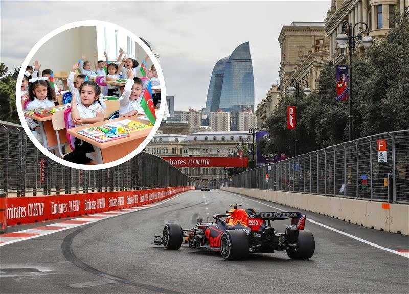 It has become known how schools in Baku will operate during the Formula 1 Azerbaijan Grand Prix