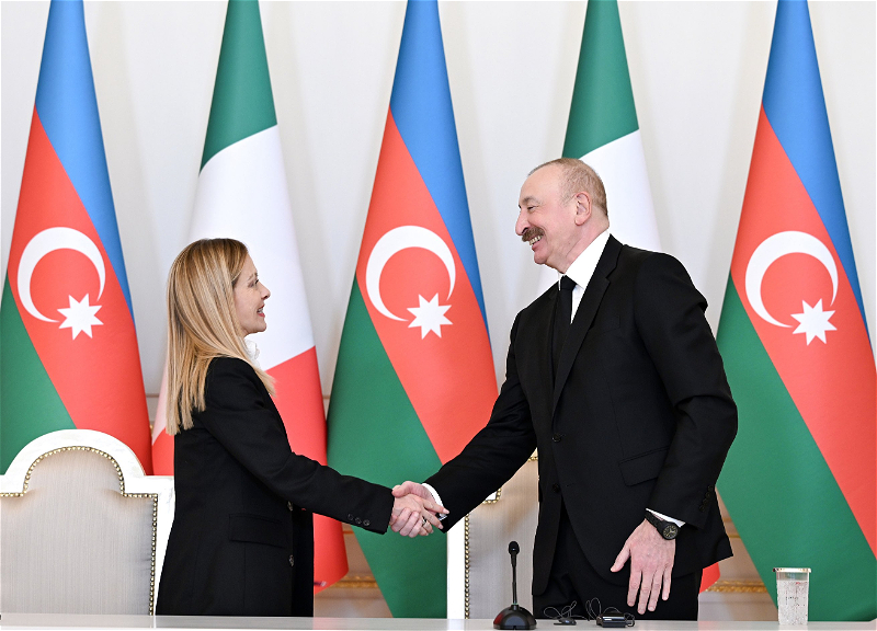 Ilham Aliyev congratulates Giorgia Meloni on record tenure as Italy's prime minister
