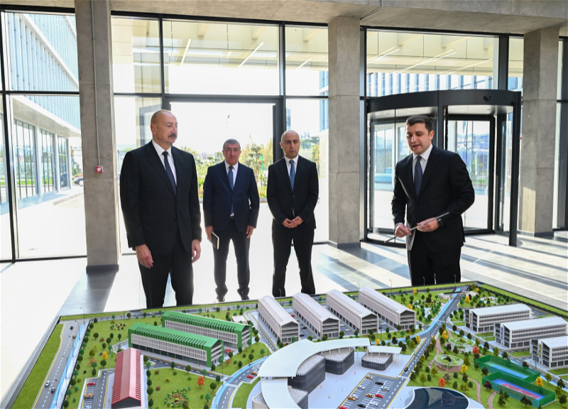 President Ilham Aliyev attends opening of first phase of “SABAH.city” innovation campus - PHOTO