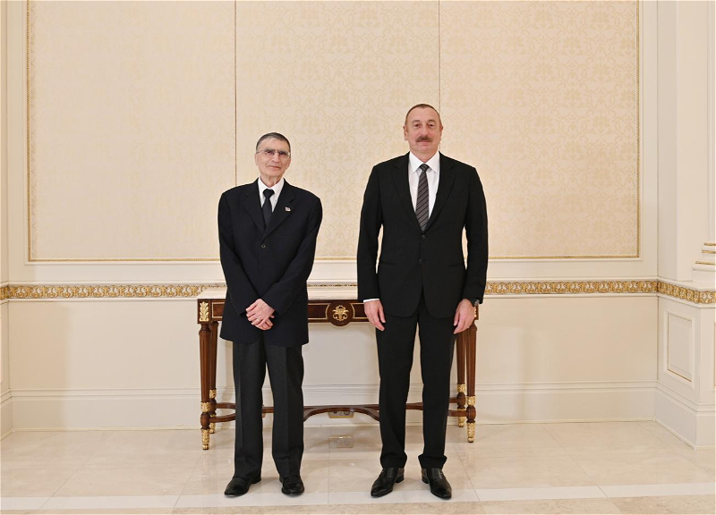 Nobel laureate Aziz Sancar thanks President Ilham Aliyev