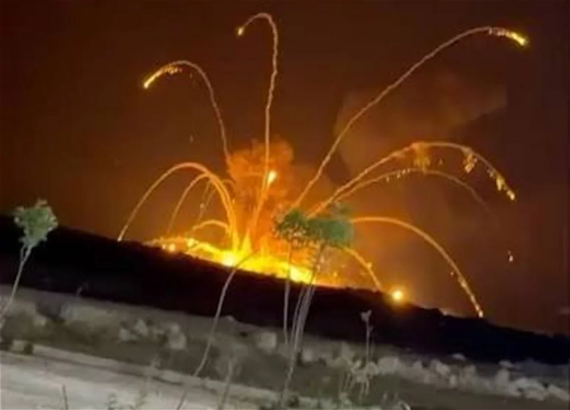 Powerful explosions rock an ammunition depot in Syria: there are casualties - VIDEO