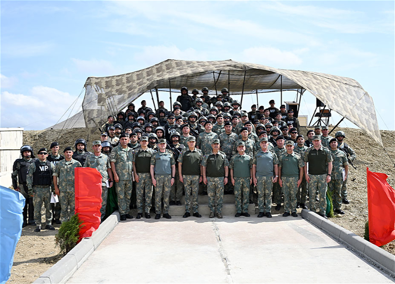 Zakir Həsənov Hərbi Polis İdarəsinin fəaliyyətini yoxladı - FOTO - VİDEO