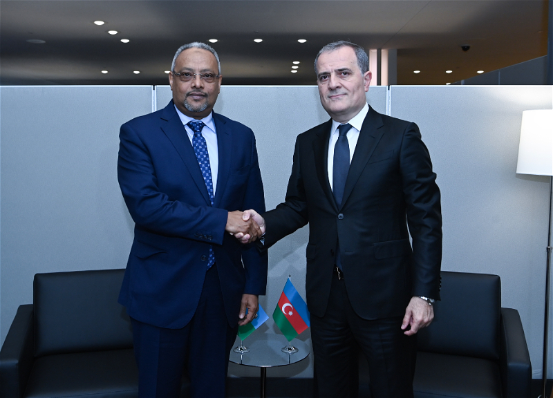 Jeyhun Bayramov met with Djibouti's foreign minister in New York - PHOTO
