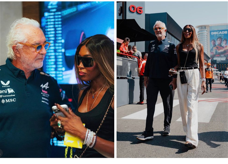 Naomi Campbell meets her former lover in Baku - PHOTO