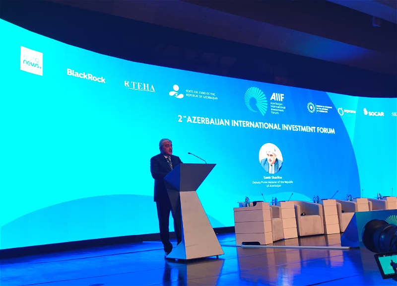 İlham Əliyev II Azərbaycan Beynəlxalq İnvestisiya Forumu iştirakçılarına müraciət ünvanlayıb
