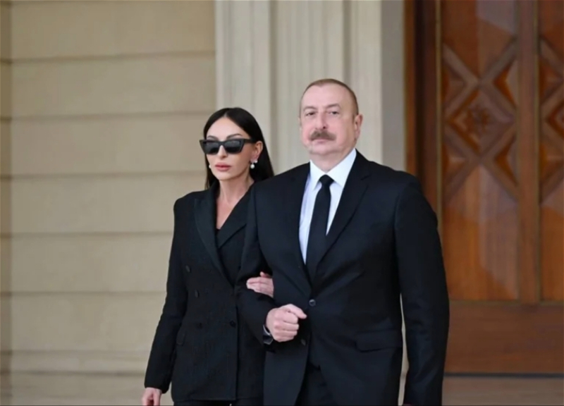 Prezident və Birinci xanım Formula 1 Azərbaycan Qran-Prisinin əsas yarışına baxırlar