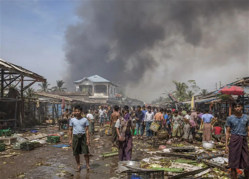 Airstrike on market in Myanmar: dozens of victims