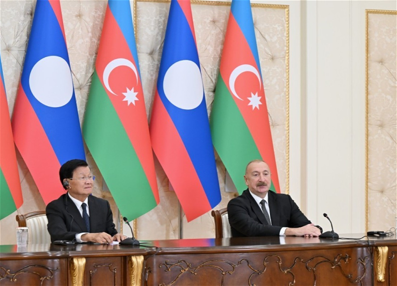 Prezidentin sosial şəbəkə hesablarında Laos Prezidentinin Azərbaycana səfəri ilə bağlı videoçarx paylaşılıb
