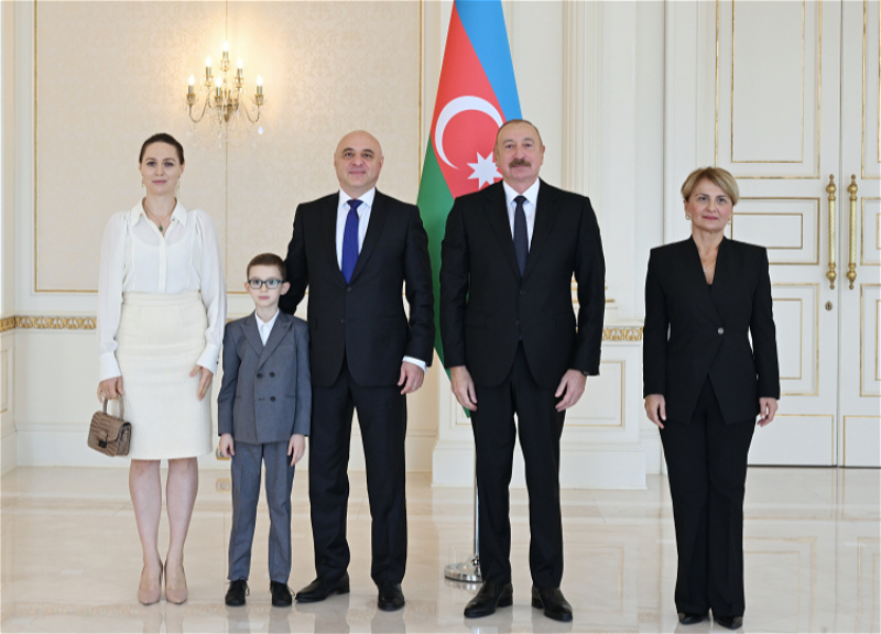 President Ilham Aliyev received the newly appointed ambassador of Georgia to our country - PHOTO