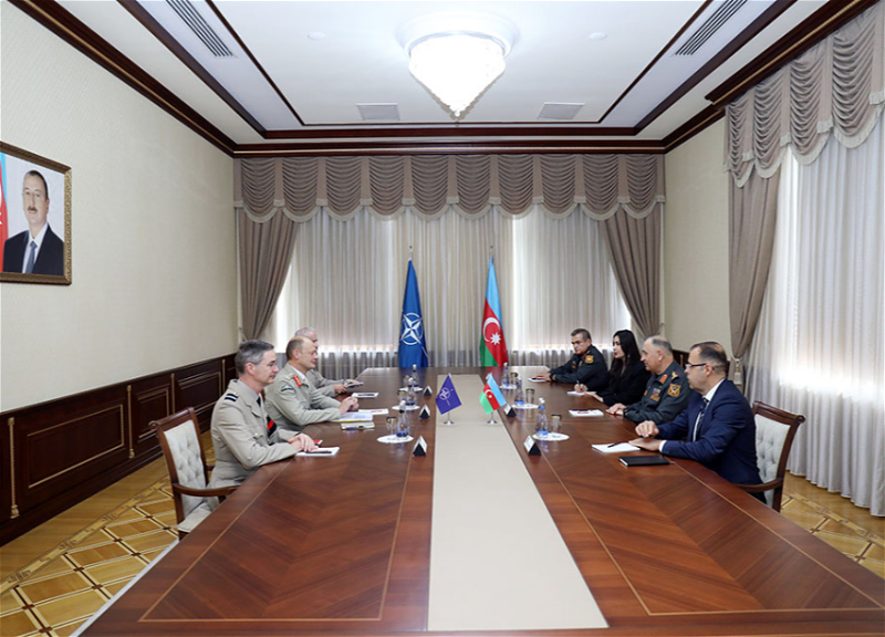 Chief of the General Staff of the Azerbaijani Army meets with NATO delegation - PHOTO