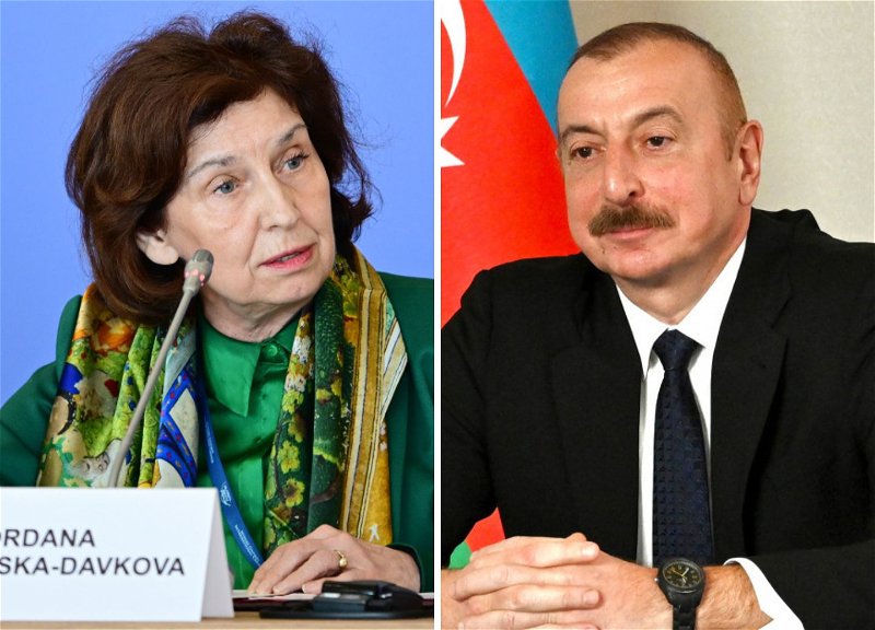 The president of North Macedonia called Ilham Aliyev
