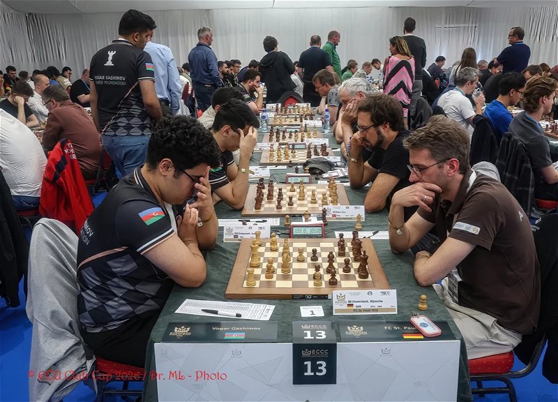Azerbaijani chess players win medals at the European Club Cup