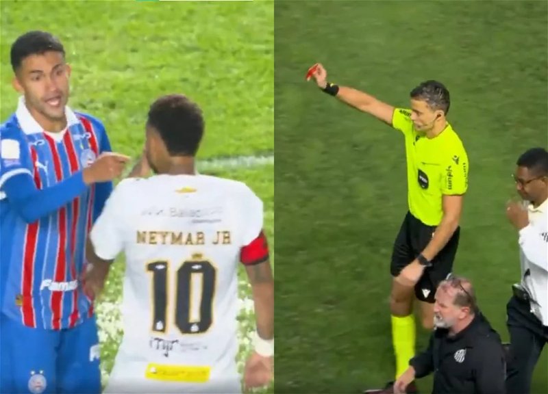 Neymar commented on his sending-off in the match against Bahia over Rodrigo Nestor's complaint - VIDEO
