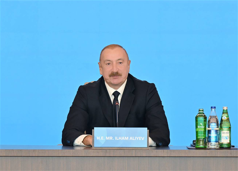 VII Ümumdünya Mədəniyyətlərarası Dialoq Forumu keçirilir, Prezident İlham Əliyev çıxış edir - CANLI