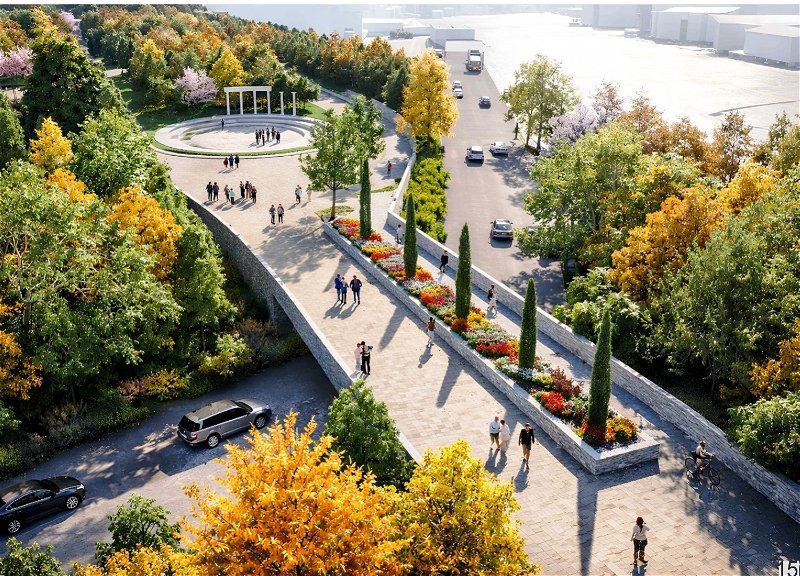 A new park is being created in the center of Baku - PHOTO