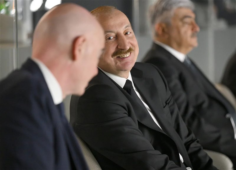 Ilham Aliyev watched the FIFA U-15 World Cup final in Baku and took part in awarding the winners
