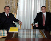 Президент Ильхам Алиев принял делегацию Дагестана,  во главе с президентом  Муху Алиевым