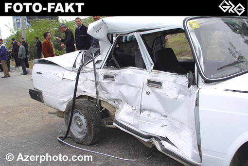 В результате аварии на Абшероне - 4 потерпевших