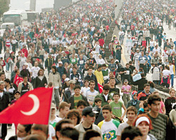 В Турции сегодня проходит очередной митинг