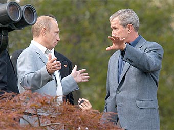 Джордж Буш раскритикует Россию еще до начала G8