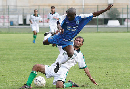 Игрок сборной Туркмении в Карване