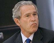 Буш - гуманоид. Президент США пересел на \"летающую тарелку\"