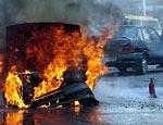 В Наримановском районе Баку сгорел грузовик