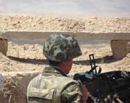 Ранен азербайджанский солдат