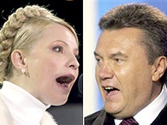 Янукович догнал и перегнал Тимошенко
