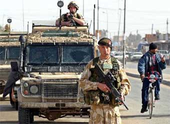 Тысяча британских солдат покинет Ирак до конца 2007 года