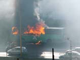 В китайском автобусе сгорели 27 человек