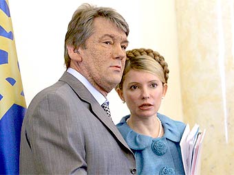 Украинские хроники: Ющенко - Тимошенко: шесть портфелей в каждой руке