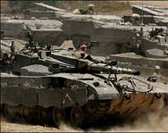Мини-война в Газе силами 10 танков и БТРов