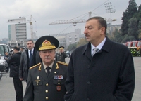 МЧС представило президенту Азербайджана новую спасательную технику