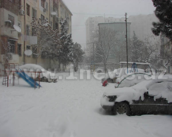 В Азербайджане 5 тыс. человек и 130 единиц техники мобилизованы на борьбу с последствиями снегопада