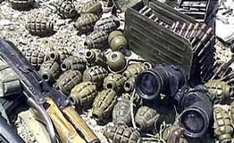На территории Гахского района обнаружен тайник с боеприпасами
