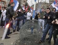 Сербы запретили митинг в поддержку ЕС