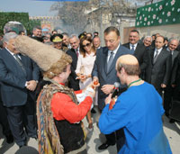 Президент Азербайджана принял участие в торжествах Новруз байрамы