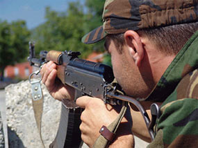 Вновь обстреляны позиции азербайджанской армии