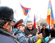 Армяне провели акцию протеста у посольства Турции в Москве