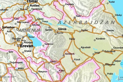 Руководство немецкого сайта принесло извинения за неточности, допущенные в карте Азербайджана