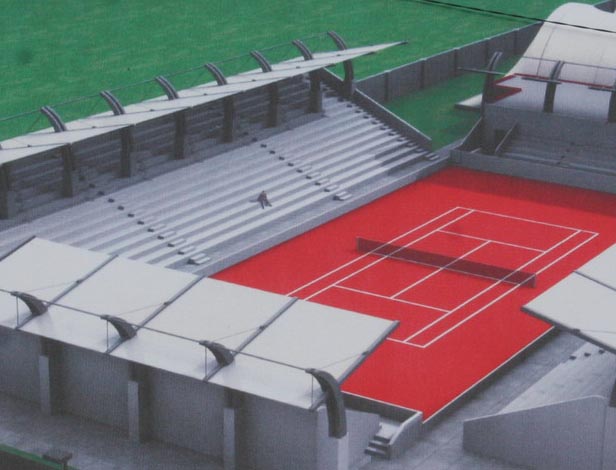 В Баку строится современынй олимпийский теннисный центр /ФОТО/
